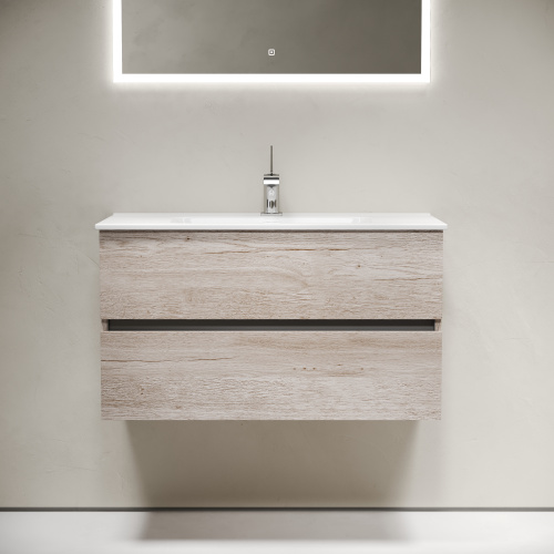 Тумба под раковину Sancos Urban UR90EG 89х45х55 настенная - фото 4